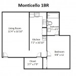 Monticello Designer 1 Bedroom